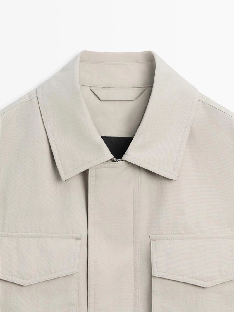 Куртка с деталями кармана