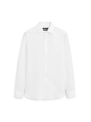 Рубашка из 100% льна в стиле SLIM FIT- Заказать в России