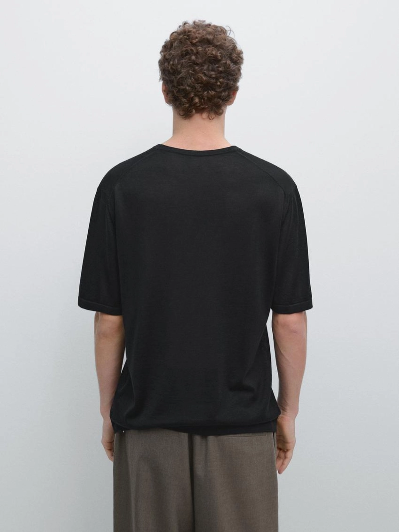 Футболка короткий рукав из шерстяно-лиоцелловой смеси