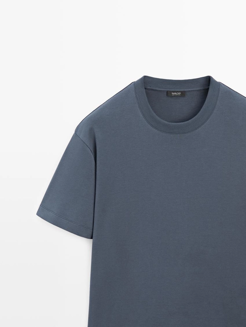 Футболка среднего веса с коротким рукавом, 100% хлопок