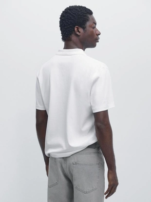 CREAM|0723/197 - Massimo Dutti Поло из 100% хлопка с короткими рукавами