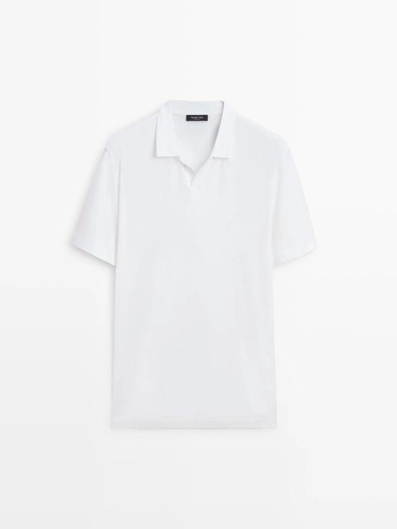 Поло из 100% хлопка с короткими рукавами