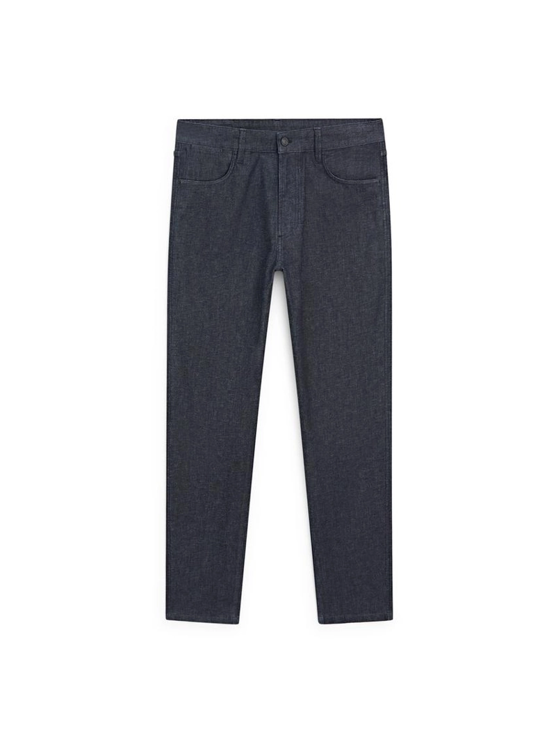 Джинсы легкого slim-fit с отбеленной отделкой