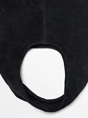 Сумка-шоппер из натуральной разделанной кожи среднего размера- Заказать в России