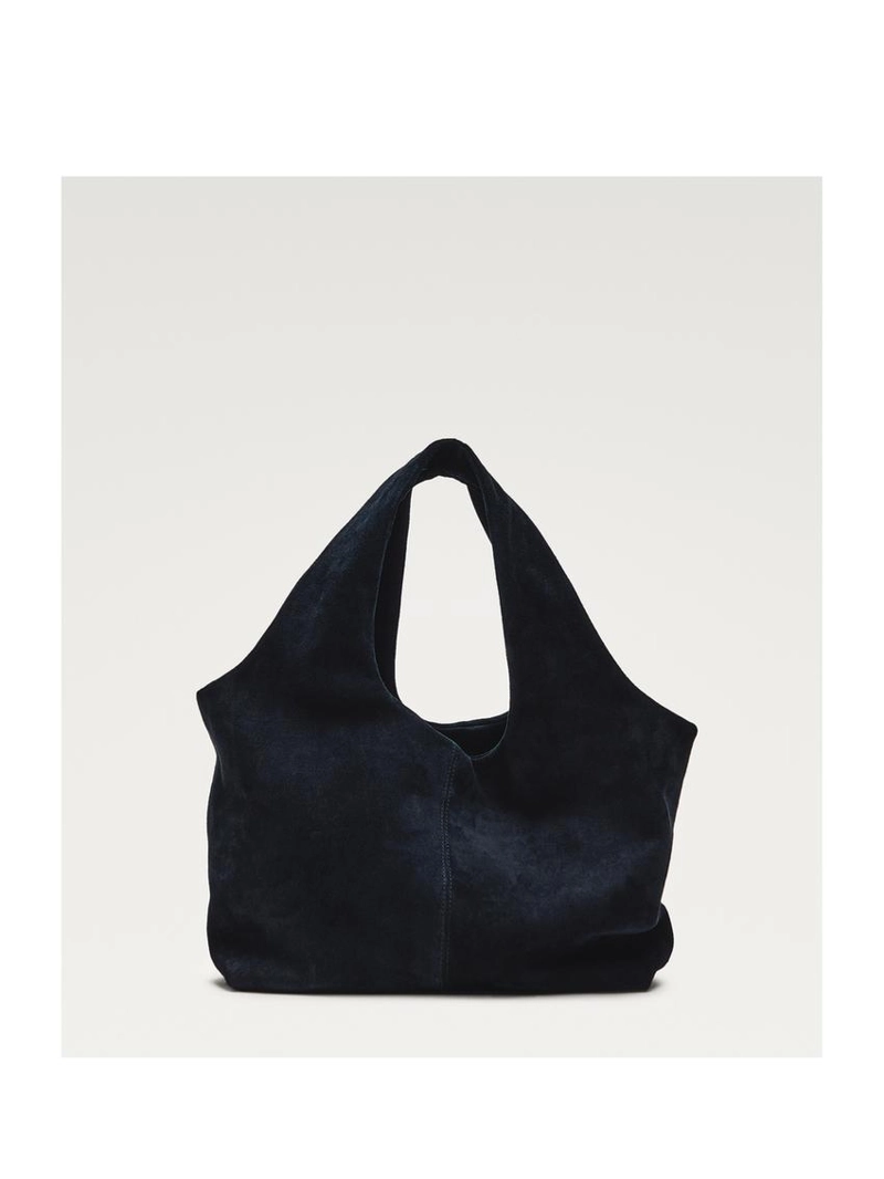 Сумка-шоппер из натуральной разделанной кожи среднего размера