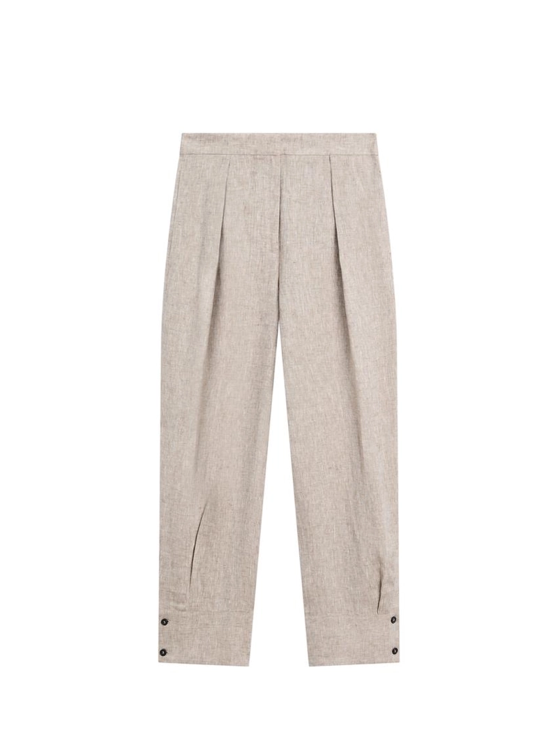 Брюки-костюм с деталью пряжки