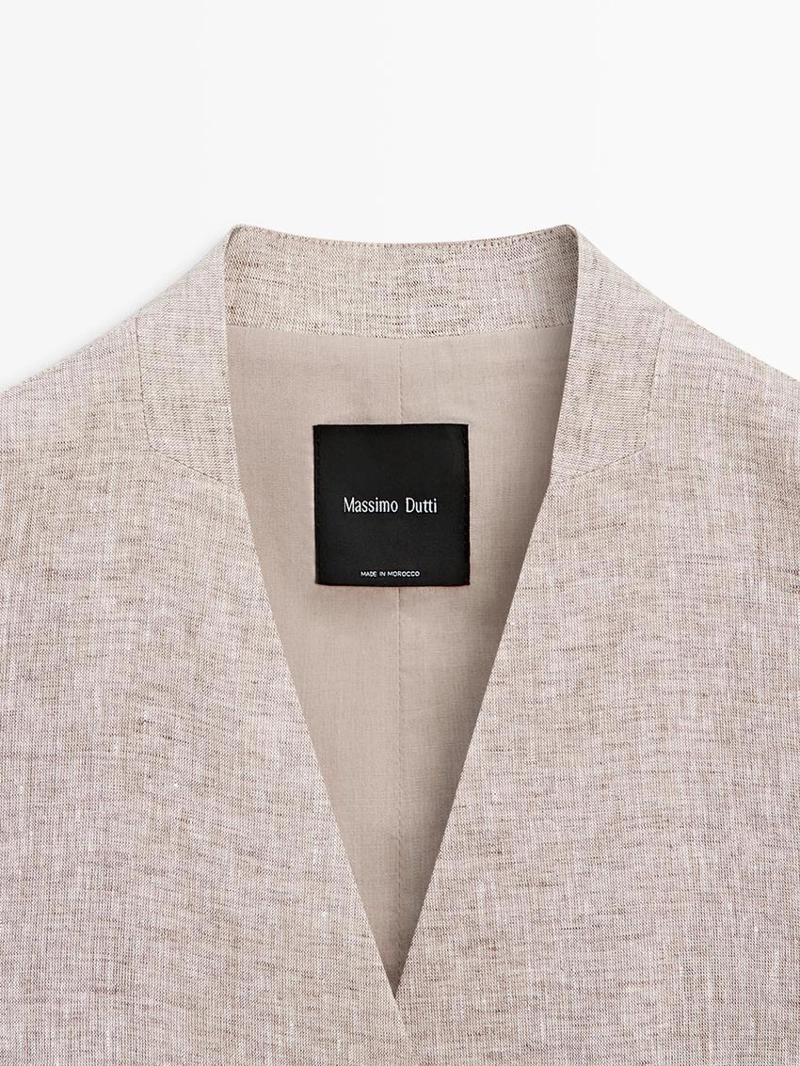 Жилет в стиле двубортного костюма