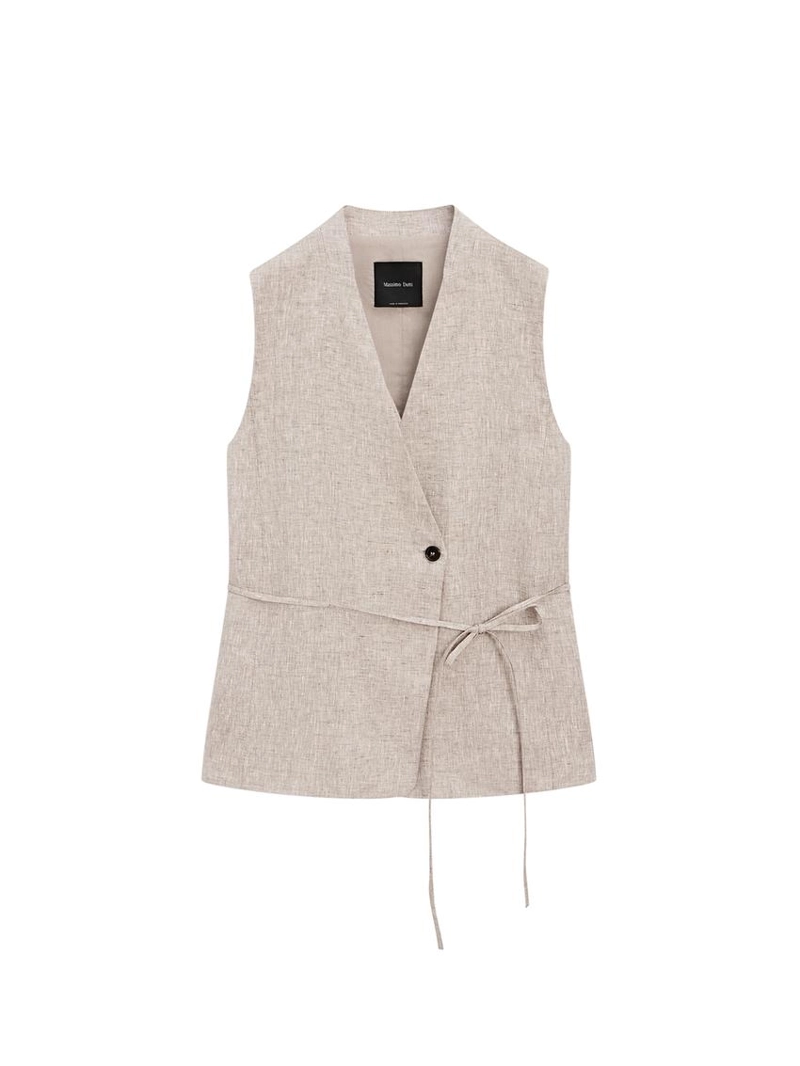 Жилет в стиле двубортного костюма