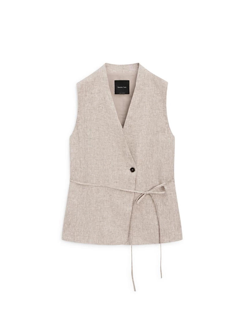 Жилет в стиле двубортного костюма