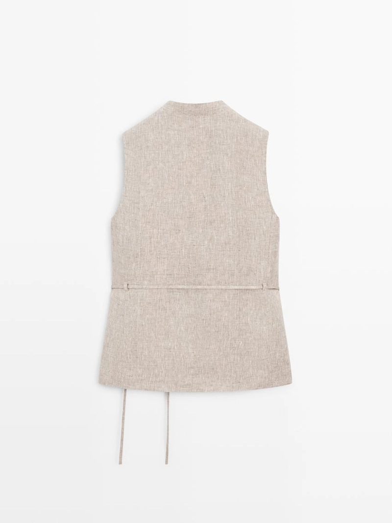 Жилет в стиле двубортного костюма