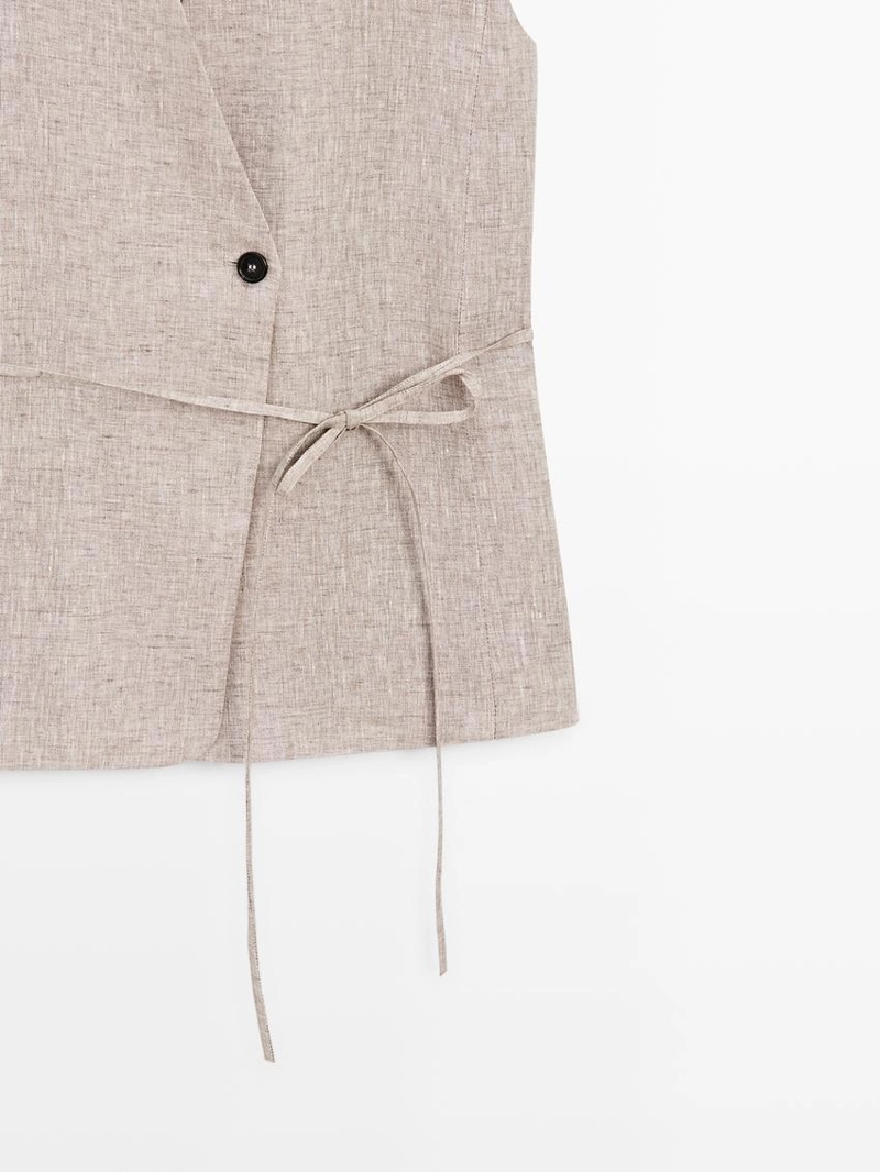 Жилет в стиле двубортного костюма