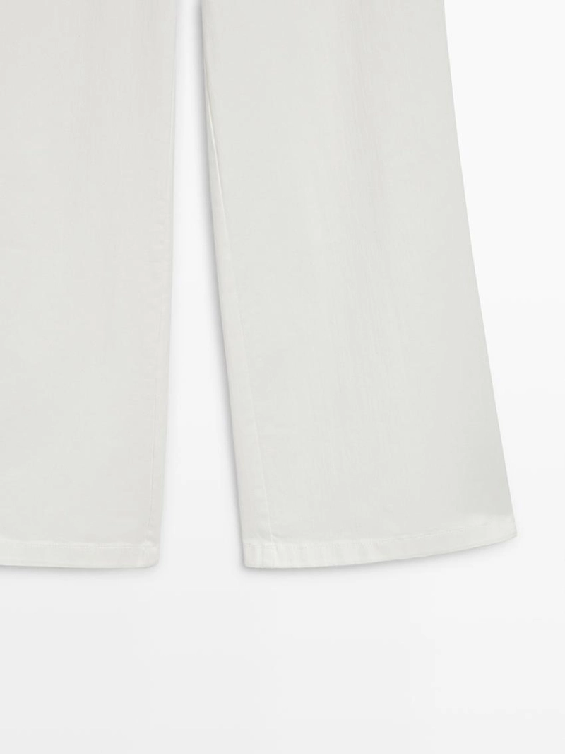 Джинсы палазцо с высокой посадкой