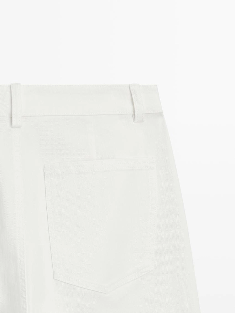 Джинсы палазцо с высокой посадкой