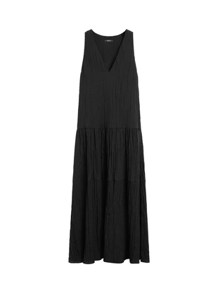 Платье миди с плиссировкой- Заказать в России