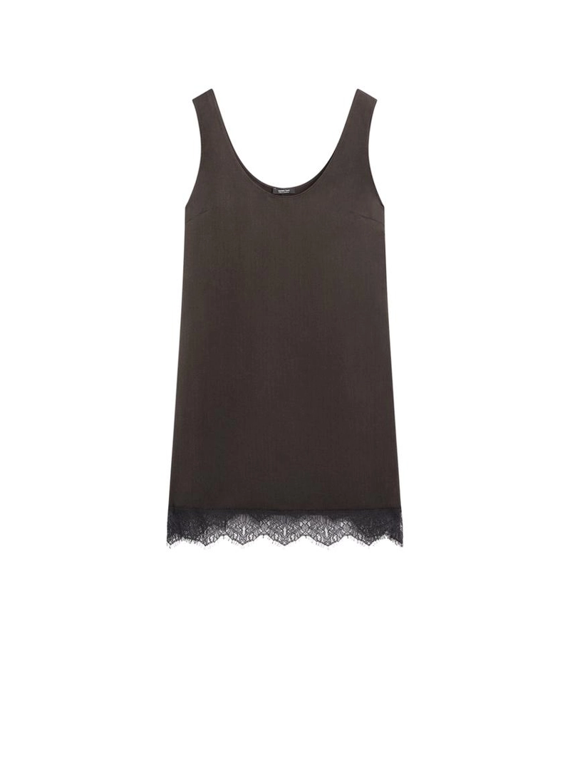 Платье с кружевными деталями