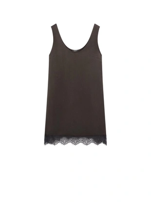 Платье с кружевными деталями- Заказать в России