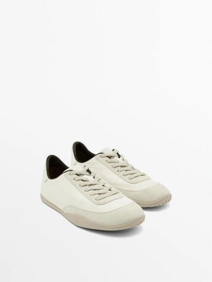 Кроссовки с контрастной отделкой- Заказать в России