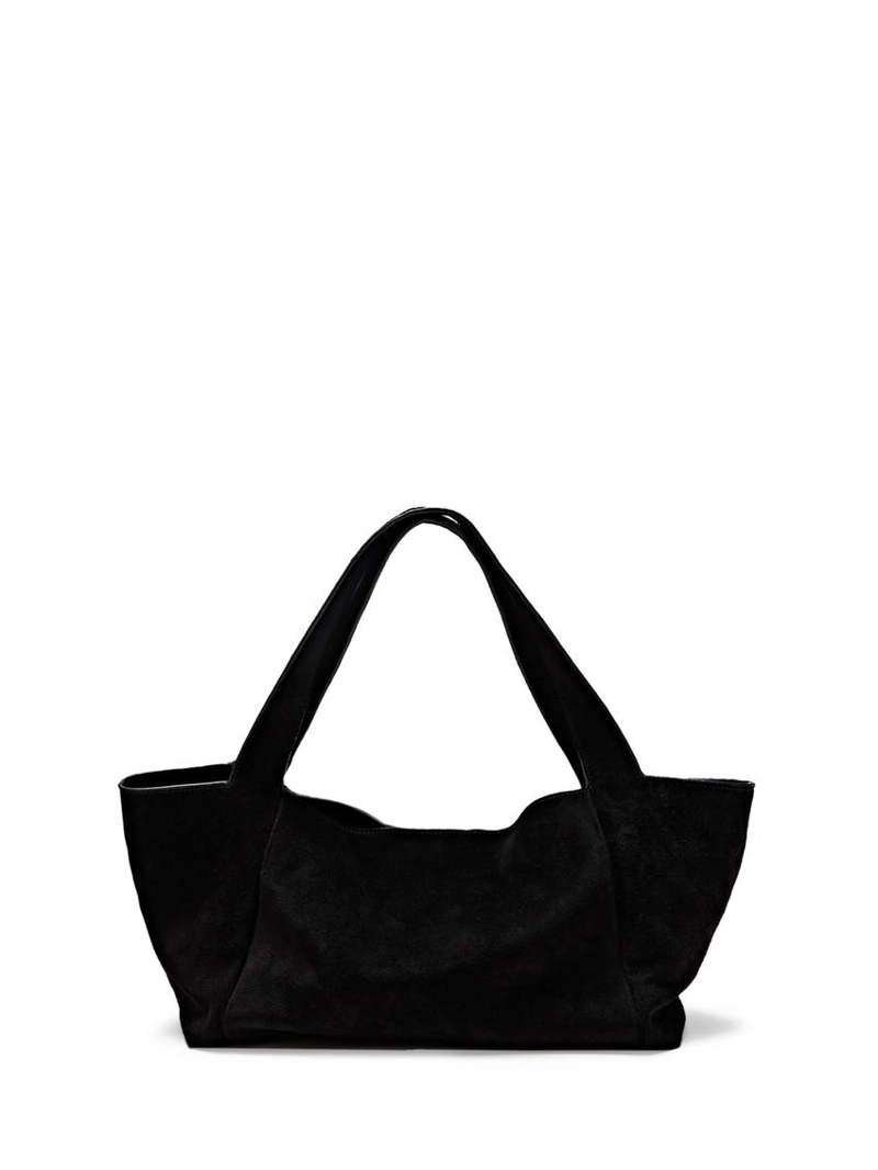 Сумка-шоппер среднего размера из разделанной кожи