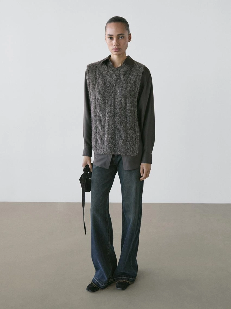 Биб смешанный из альпаки