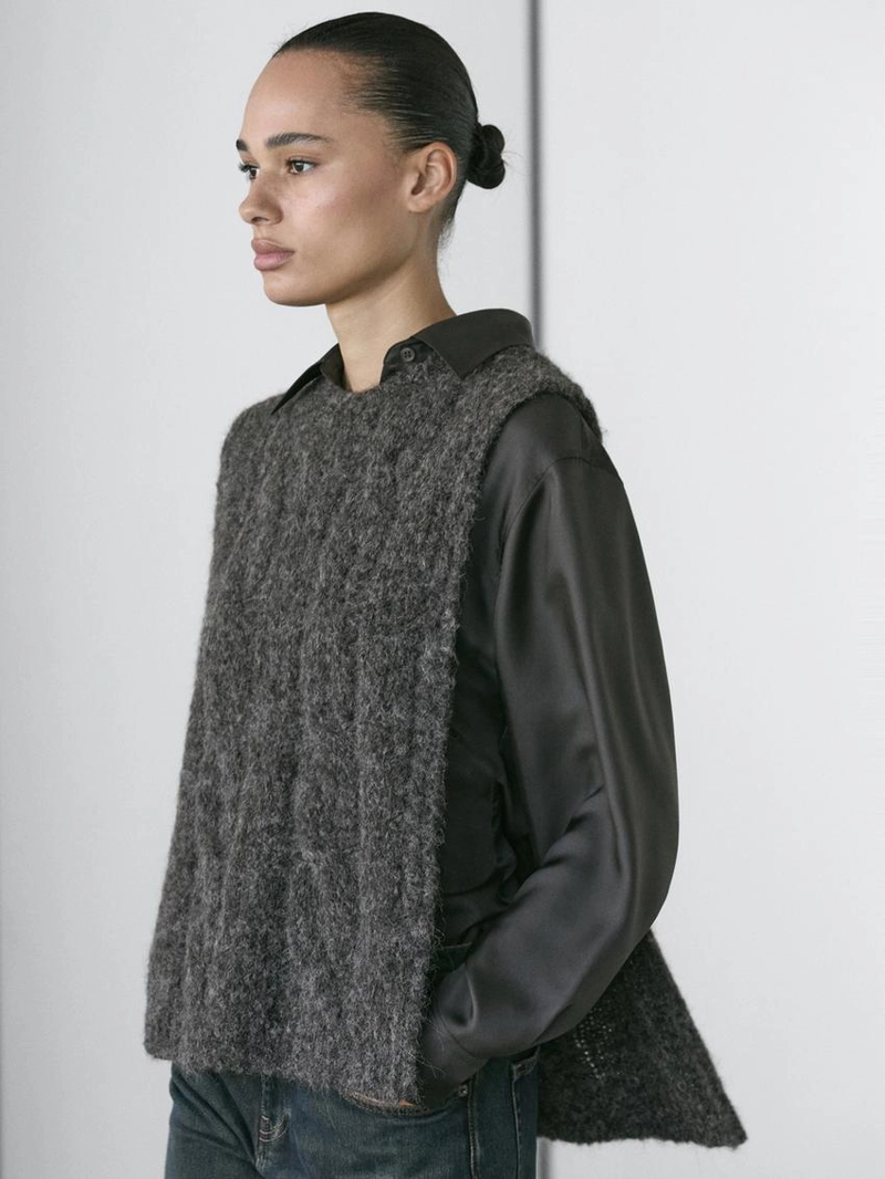 Биб смешанный из альпаки