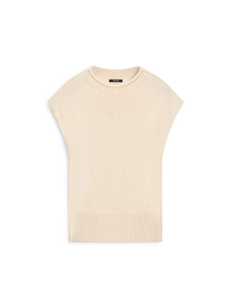 Жилет из смесового хлопкового трикотажа