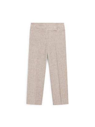 Льняные капри меланж- Заказать в России