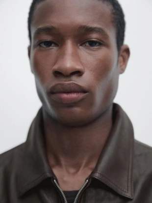 Куртка из овечьей кожи с эффектом нубука- Заказать в России