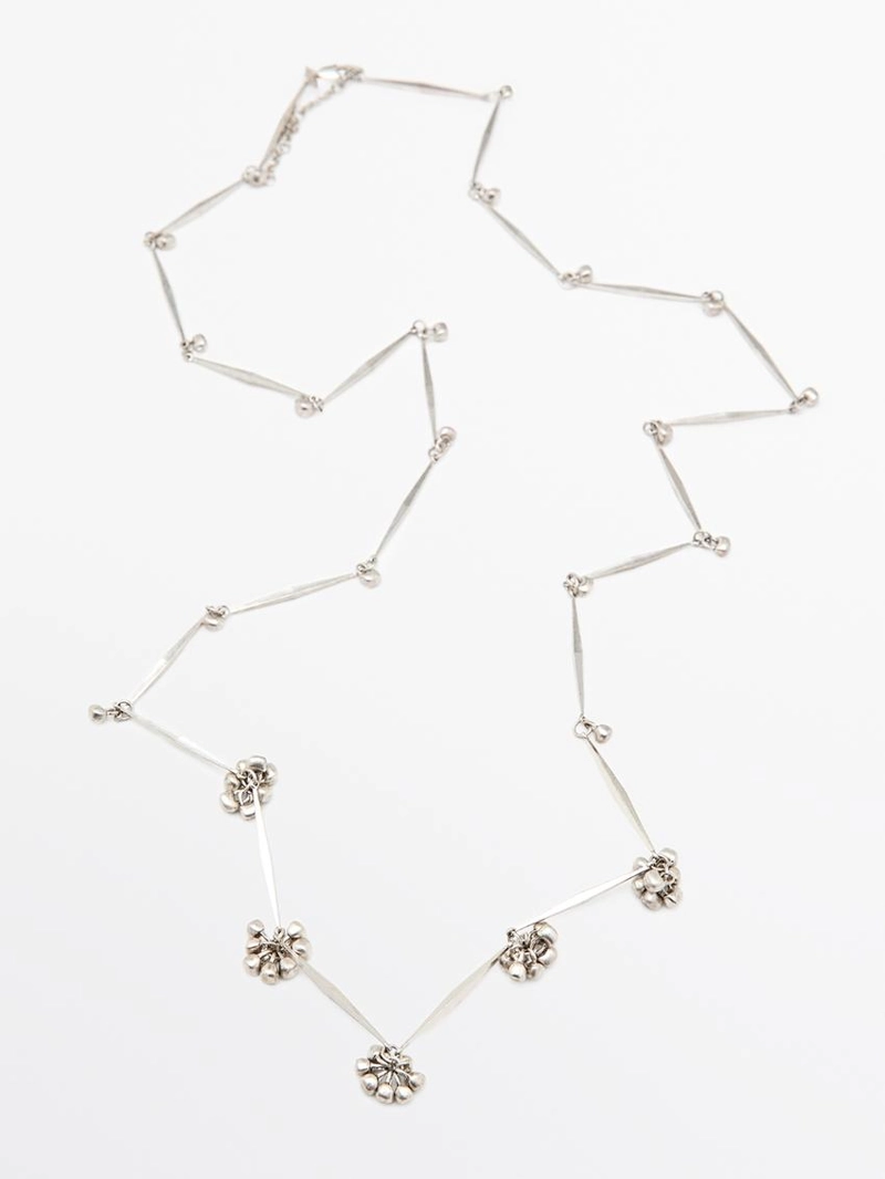 Ожерелье с металлической цепью