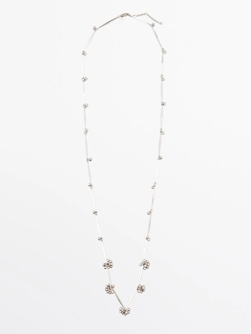 Ожерелье с металлической цепью