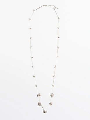 Ожерелье с металлической цепью- Заказать в России