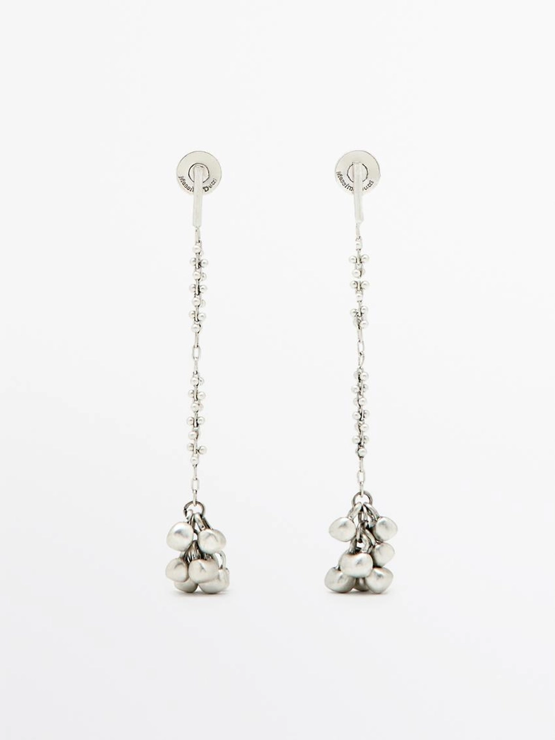 Серьги-кольчуги в несколько частей