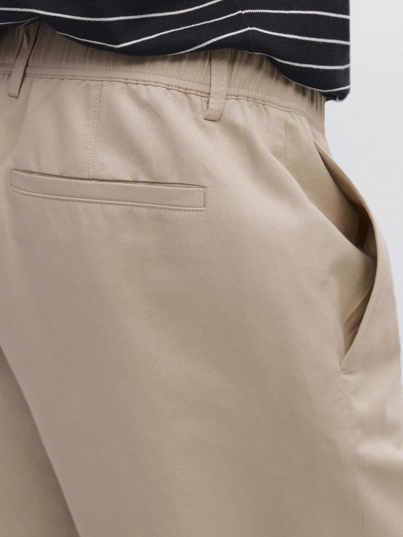 Брюки в стиле jogger fit из хлопковой смеси