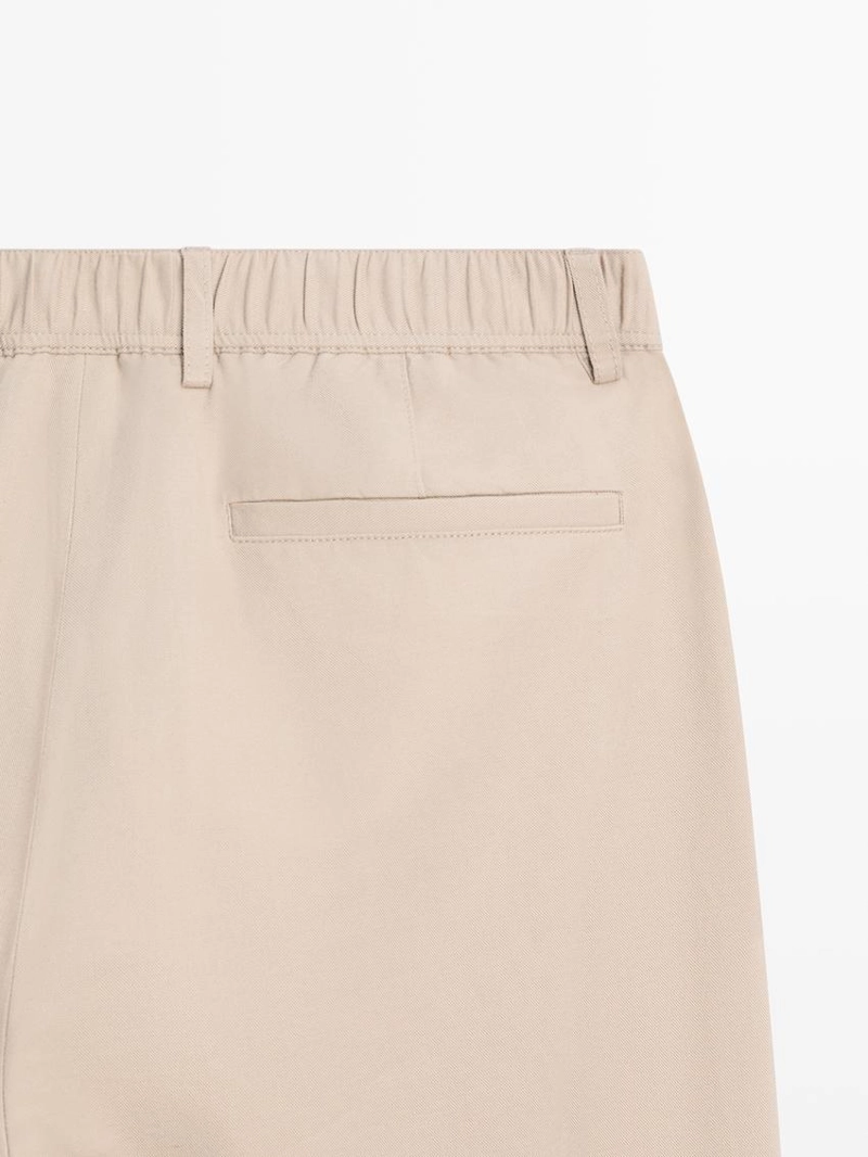 Брюки в стиле jogger fit из хлопковой смеси