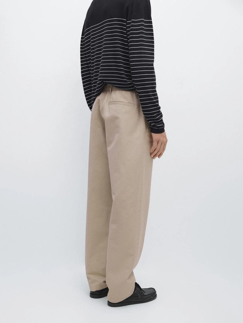 Брюки в стиле jogger fit из хлопковой смеси