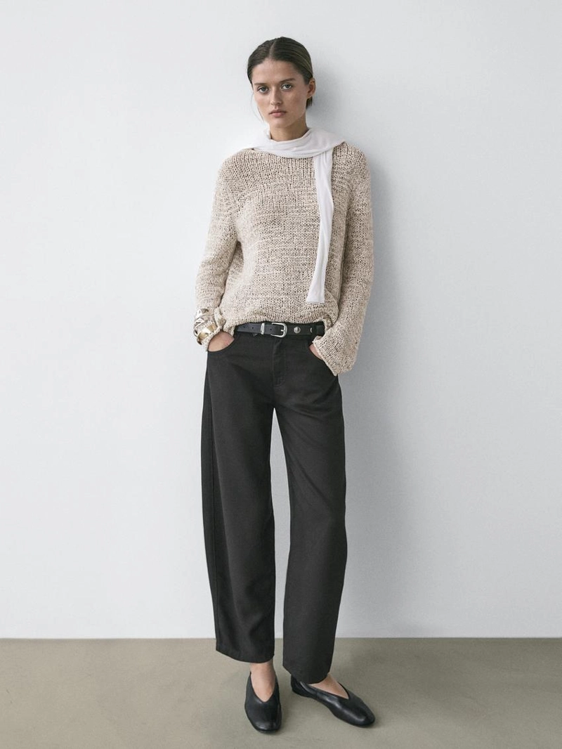 Джинсы flowing barrel fit