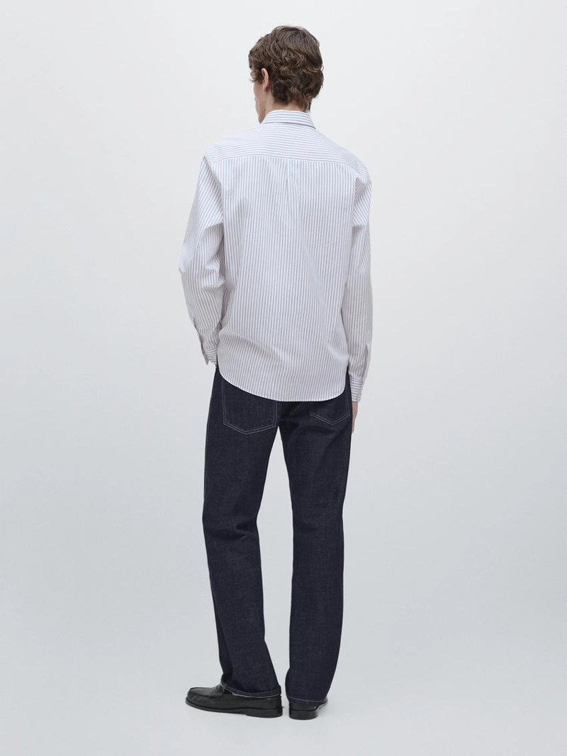 Рубашка в полоску regular fit