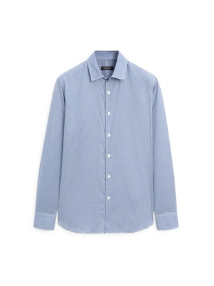 Рубашка REGULAR FIT в клетку из 100% хлопка- Заказать в России