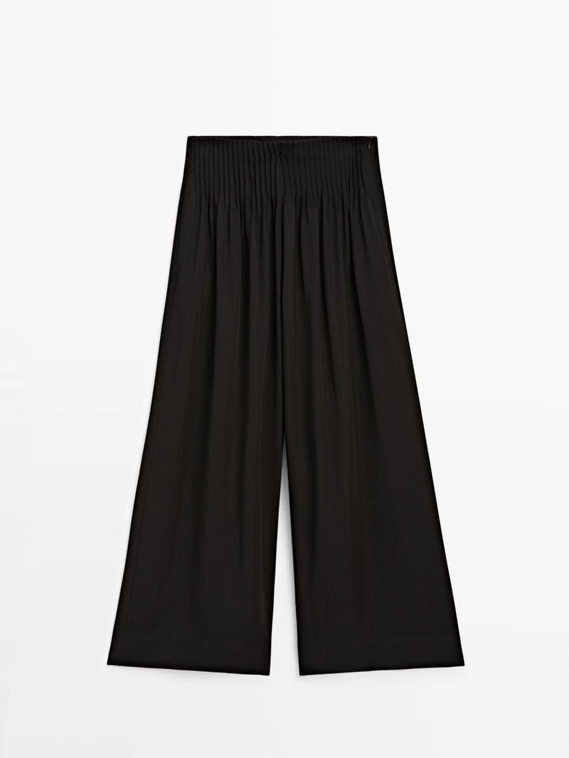 Широкие брюки со свободной посадкой