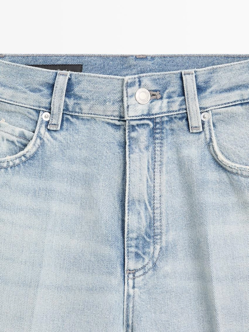 Джинсы палаццо с высокой талией