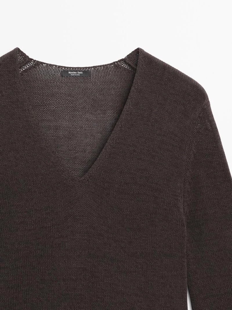 Платье из контрастного хлопкового трикотажа