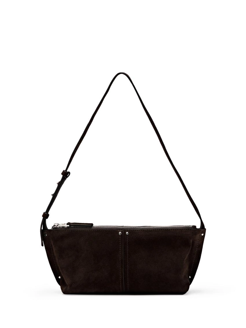 Сумка через плечо из замши