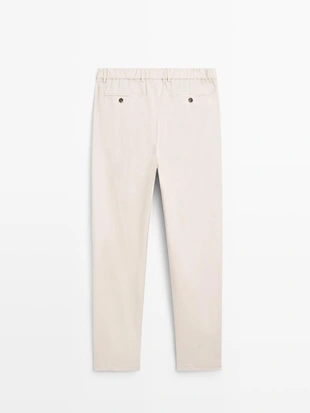 Купить Massimo Dutti Брюки JOGGER FIT из поплина