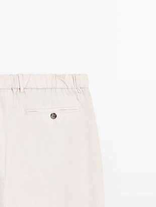 Брюки JOGGER FIT из поплина- Заказать в России