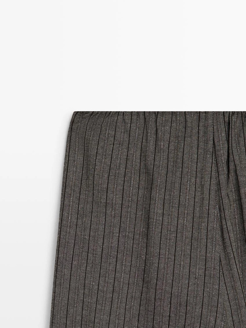 Полосатые шаровидные брюки