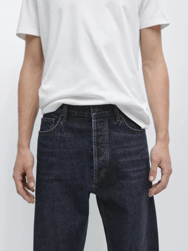 Джинсы прямого кроя