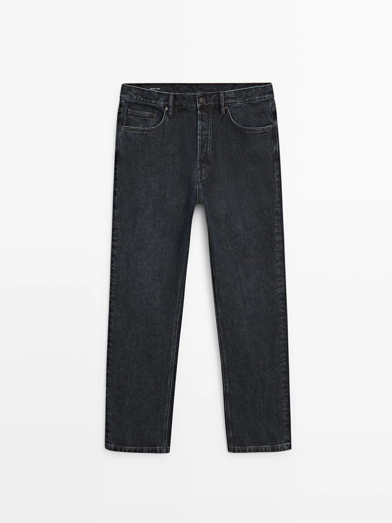 Джинсы прямого кроя