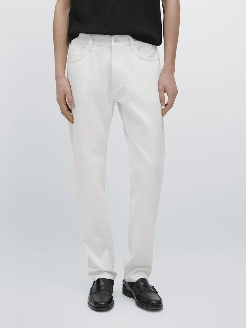 Джинсы с узким кроем