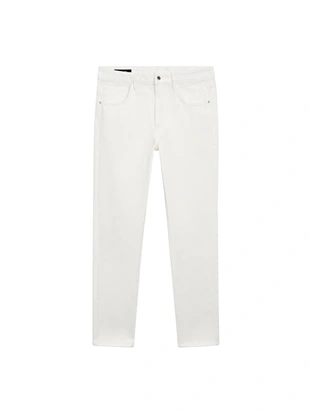 WHITE | 0400/106/250 - Massimo Dutti Джинсы с узким кроем