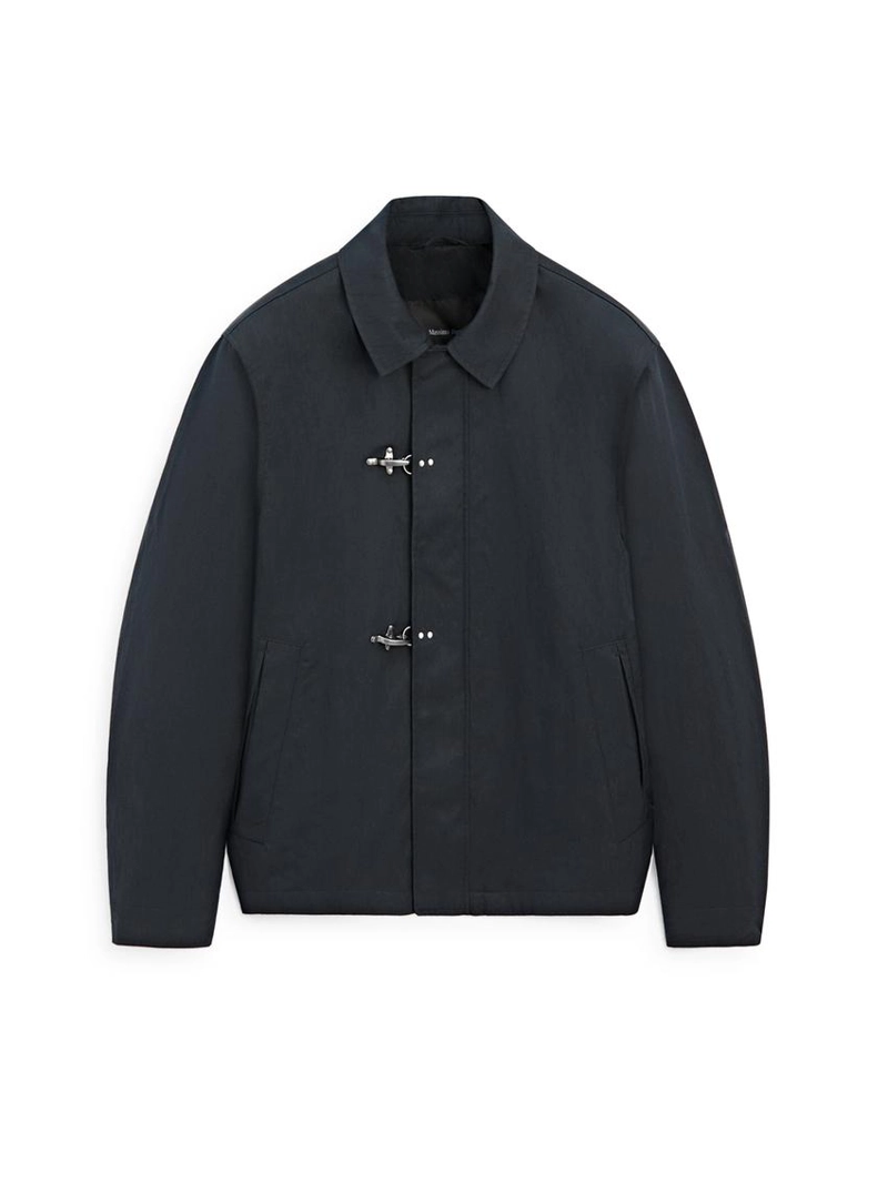 Куртка из хлопкового смесового материала с застежкой на застежка-перекидку