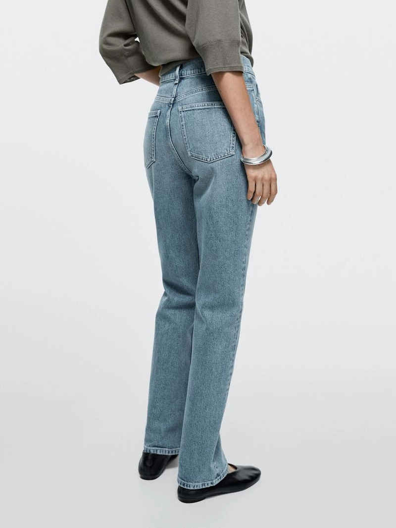 Джинсы с высокой посадкой boot-cut